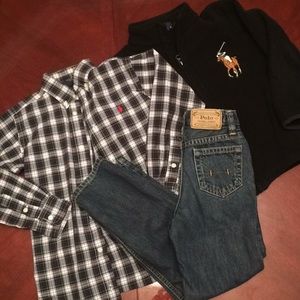 Bundle!! Boys polo Ralph Lauren set
